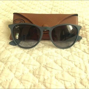 Ray-Ban Erika RB4147 Mat Grey Sunglasses